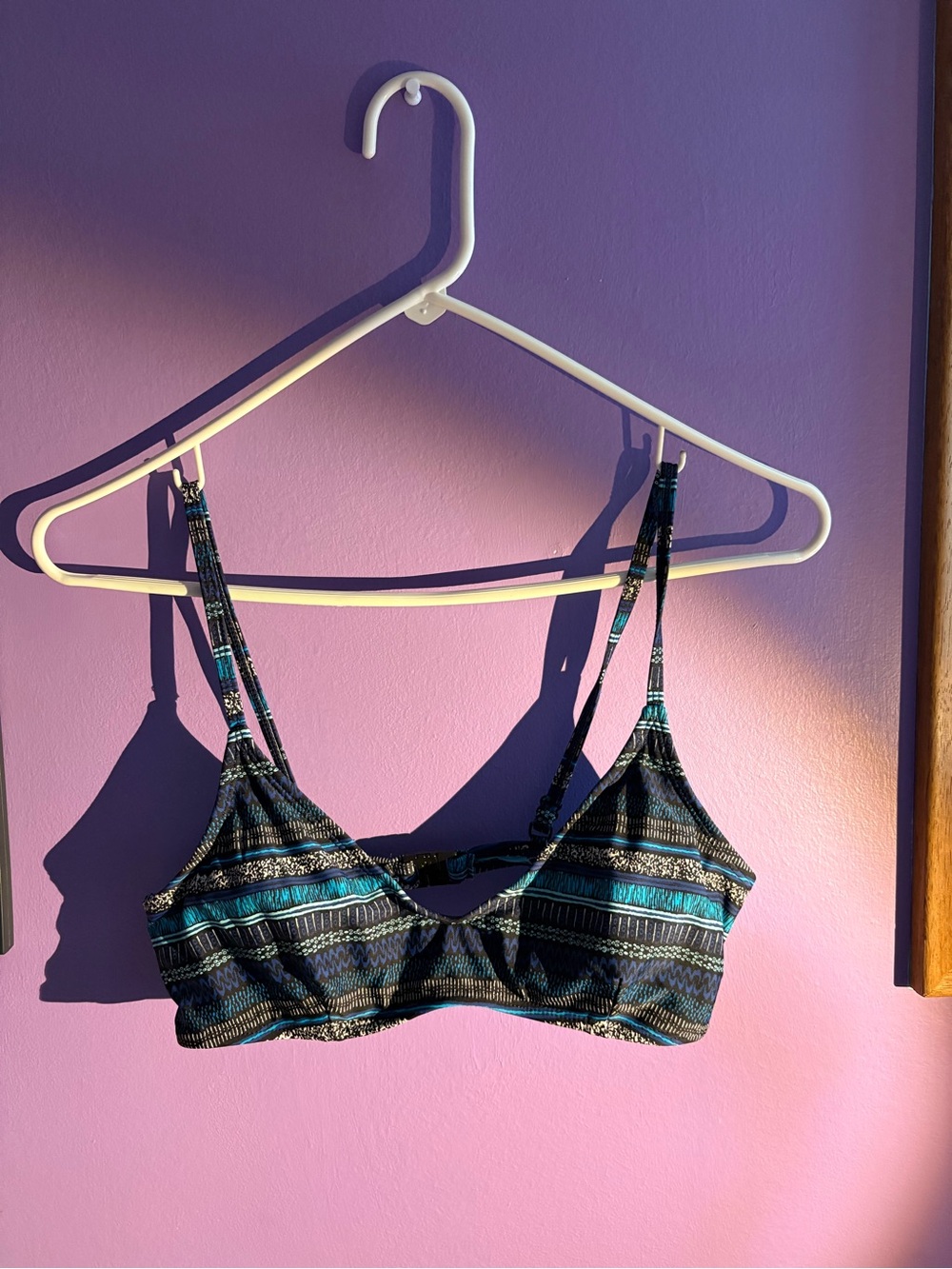 Multi-Blue Bikini Top